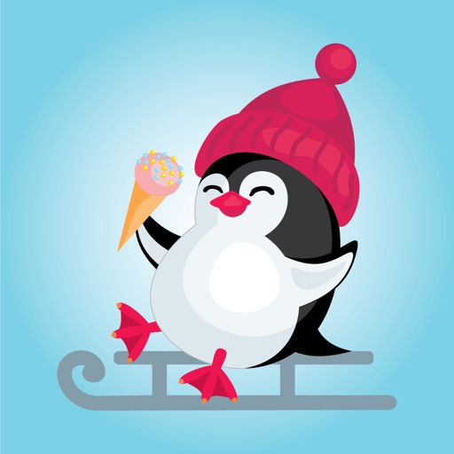 Penguin Sticker for iMessage iOS App