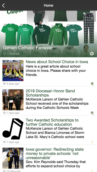 Gehlen Catholic School screenshot 2