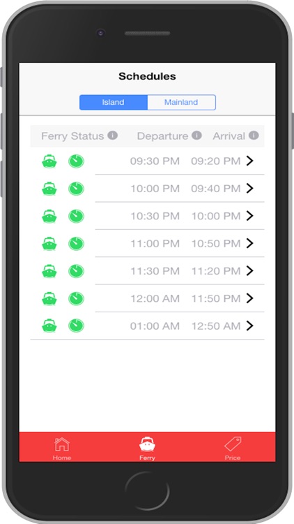 RapidFerry Service Information