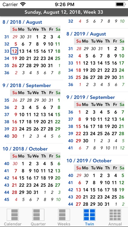 Flowing Calendar HD