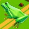 This is an amazing gameplay of a frog and other characters such as piggy