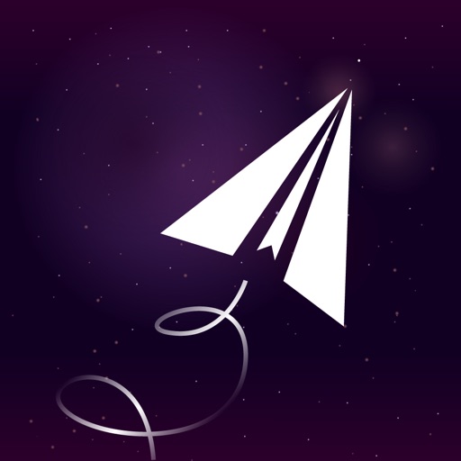 Paper Plane in Space icon