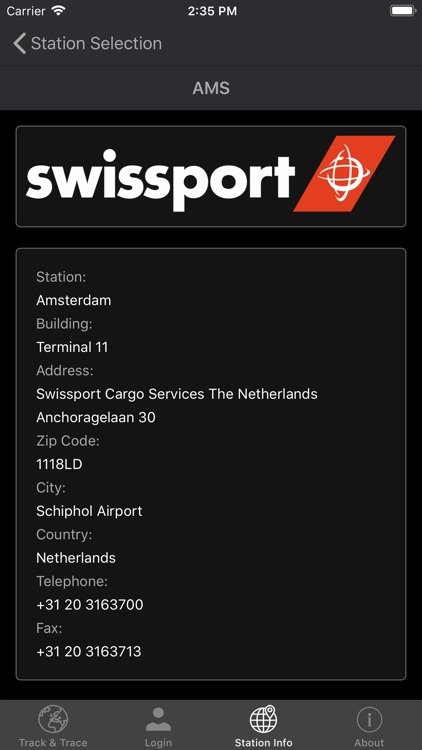 Swissport Cargo Portal