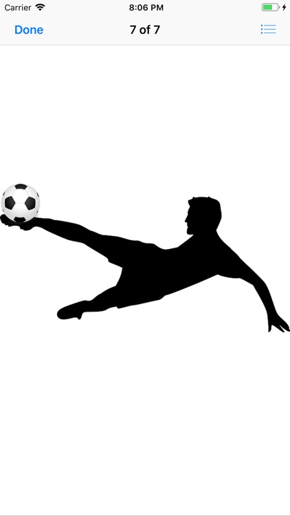 Silhouette Football Stickers screenshot-8