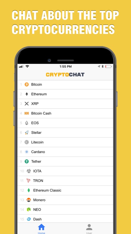 Cryptochat - Bitcoin & altcoin