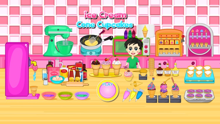 Ice Cream Cone Cupcake Cooking