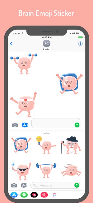 Brain Stickers for iMessage(圖4)-速報App