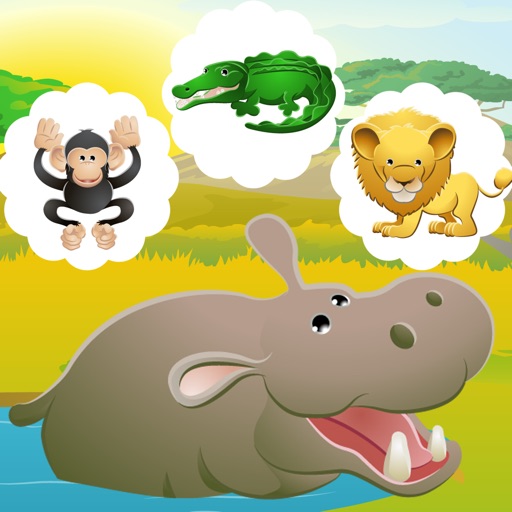 A Free Educational Interactive Memorize Learning Game For Kids! Remember Me &My Happy Safari Animals icon