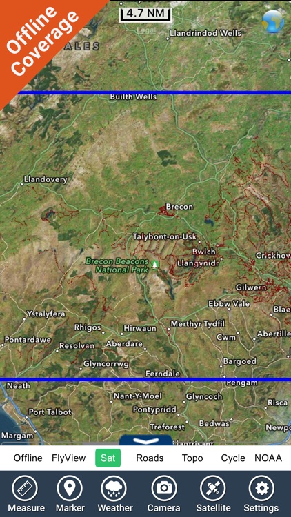 Brecon Beacons National Park - GPS Map Navigator screenshot-4