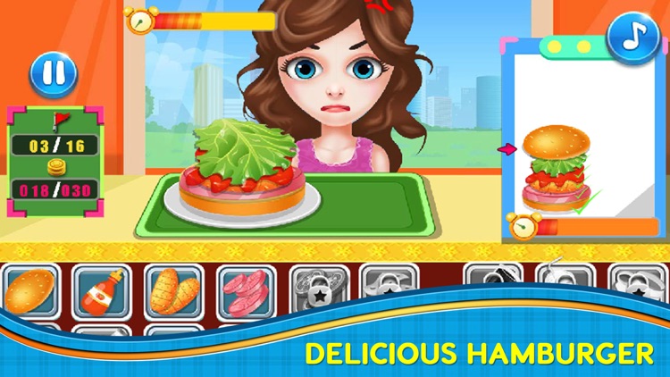 Burger Cooking Fever Shop