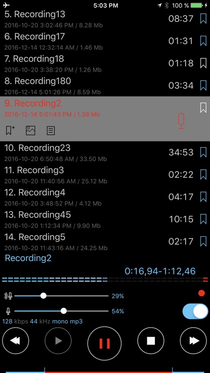 ALON Dictaphone-Voice Recorder screenshot-5