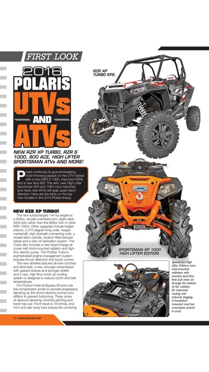 ATV UTV ACTION Magazine