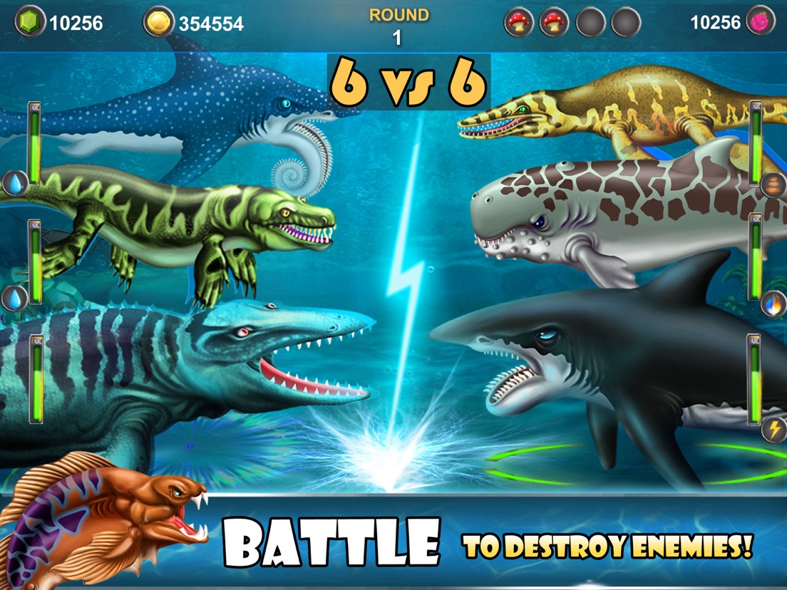 Dino Water WorldDinosaur game App voor iPhone, iPad en iPod touch