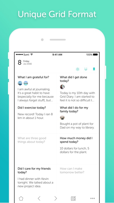 grid journal app