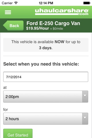 UhaulCarShare screenshot 4