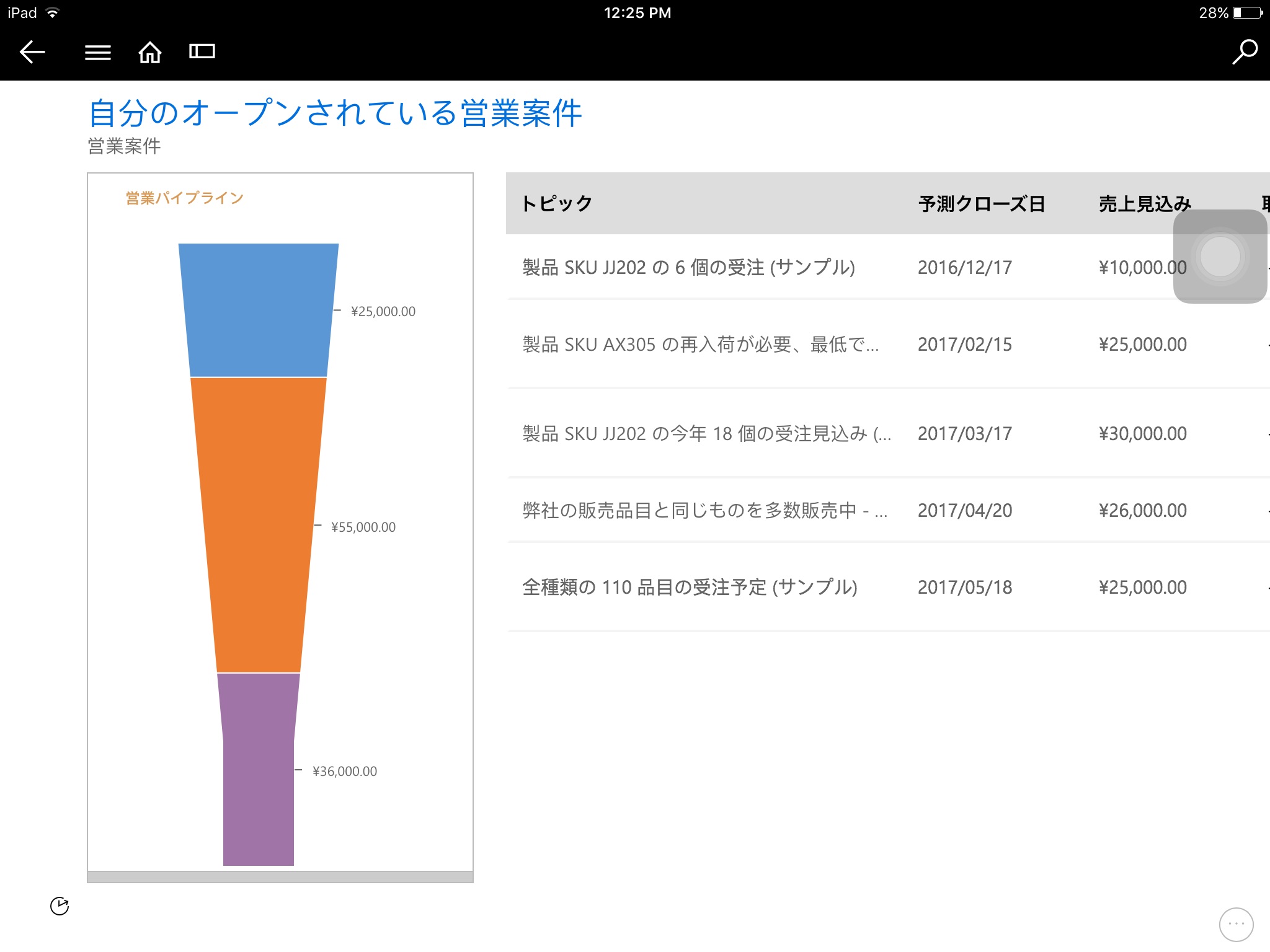 Microsoft Dynamics 365 screenshot 2