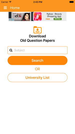 University Old Question Paper