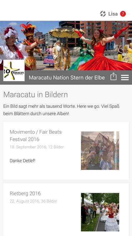 Maracatu Nation Stern der Elbe