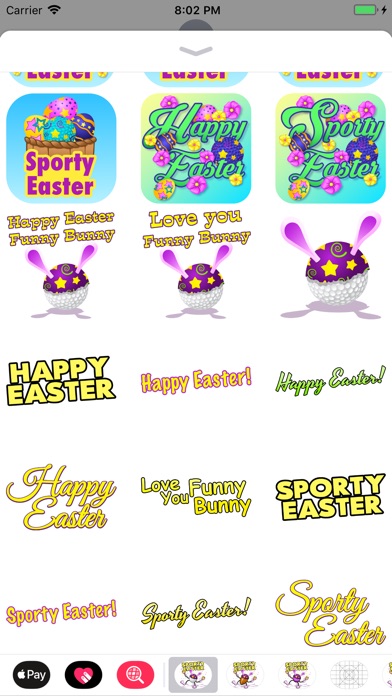 Easter Golf Stickers screenshot 3