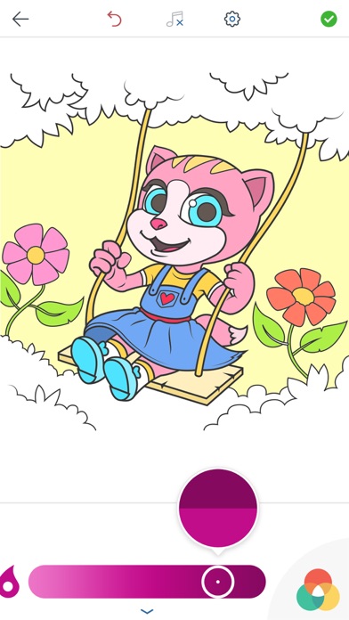 Emma the Cat Coloring Pages screenshot 3