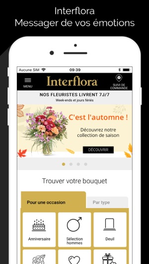 Interflora livraison de fleurs