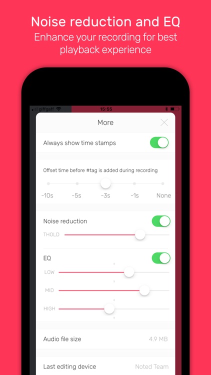 Noted: Notepad, Audio Recorder screenshot-3