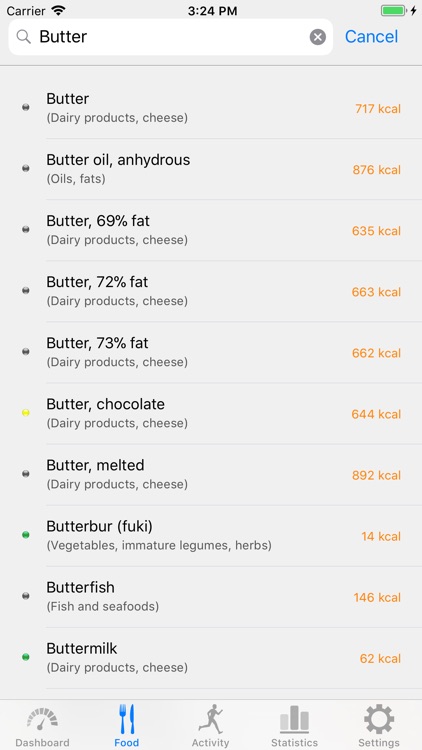 Noco Calories