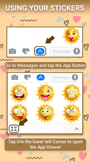 Sun Face : Animated Stickers