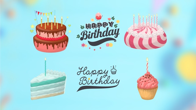 Birthday Sticker for iMessage(圖3)-速報App