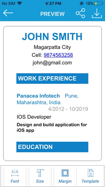 Resume Builder - CV Maker screenshot-4