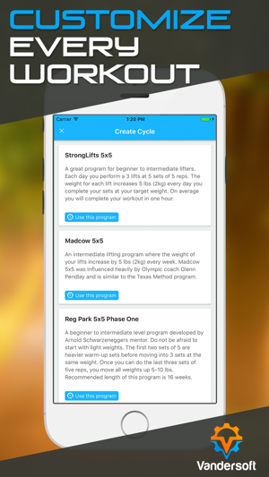 5x5 Workout Madcow Reg Park On The App Store