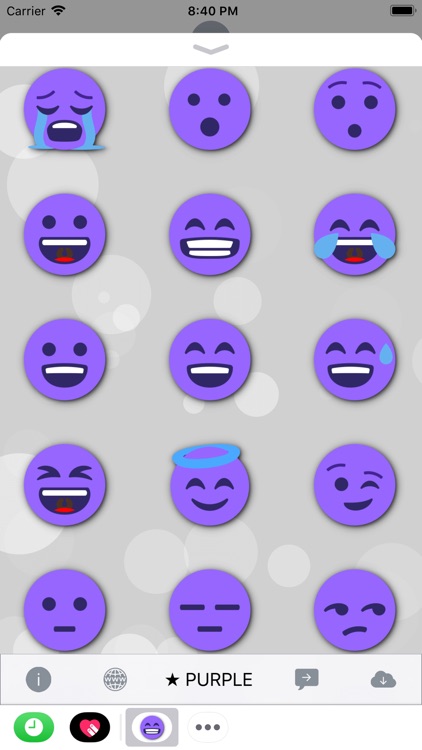 PURPLE Emoji • Stickers