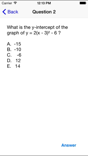 ACT Math Prep