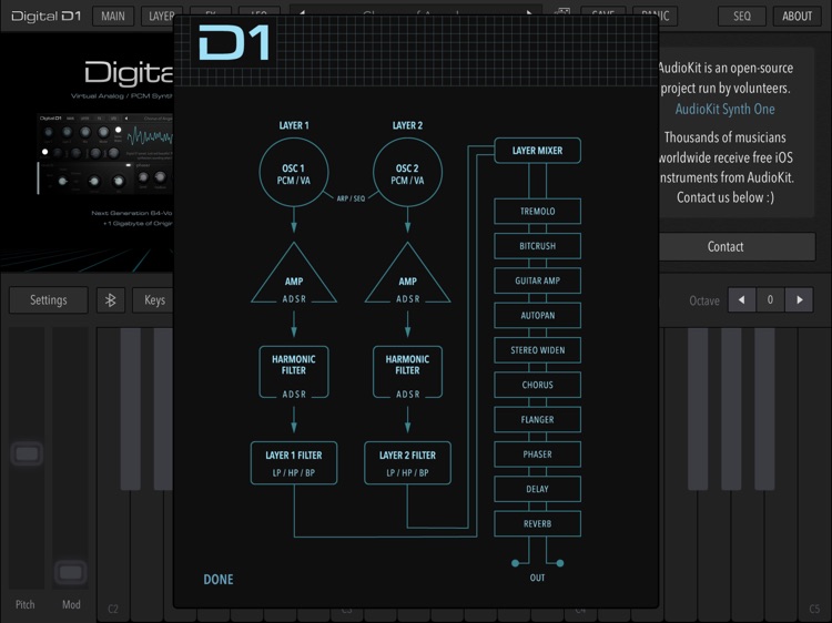 AudioKit Digital D1 Synth