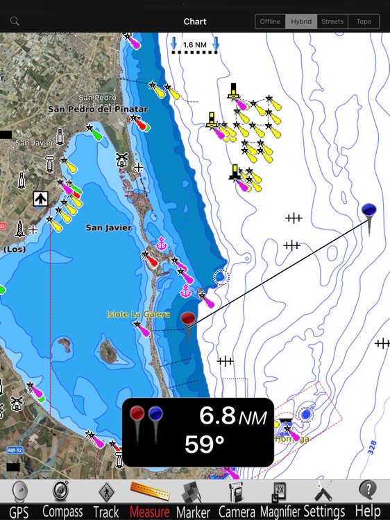 Murcia GPS Nautical Charts Pro