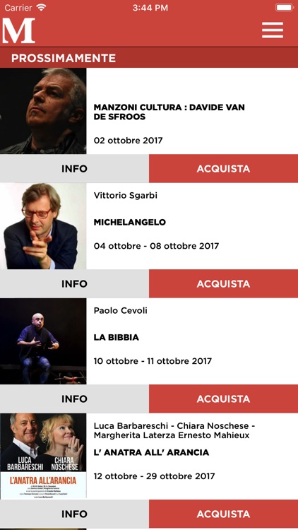 Webtic Teatro Manzoni