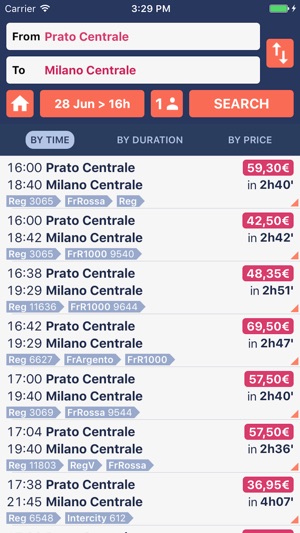 Trenìt! - find Trains in Italy