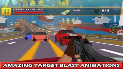 Shooting Gangster Car - Traffi screenshot 3
