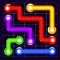 Image you are a plumber, and there are some messy pipe joints which in different colors in front of you, you should connect all corresponding joints and set up the pipe system to get the water supply to your city