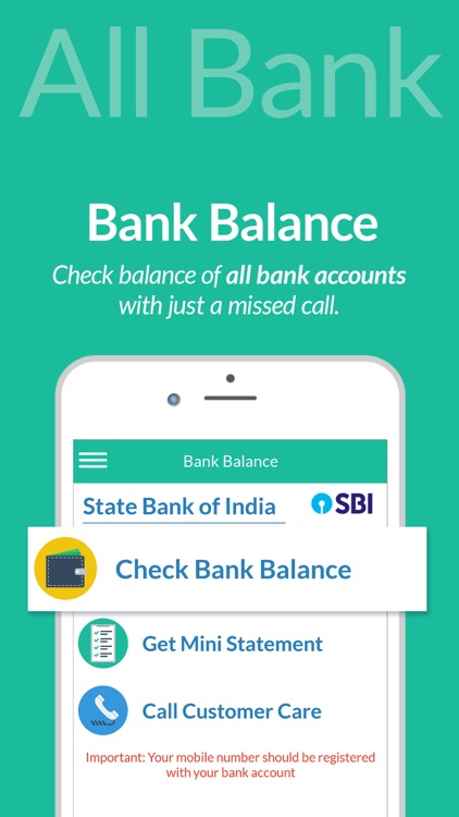Bank Balance Check