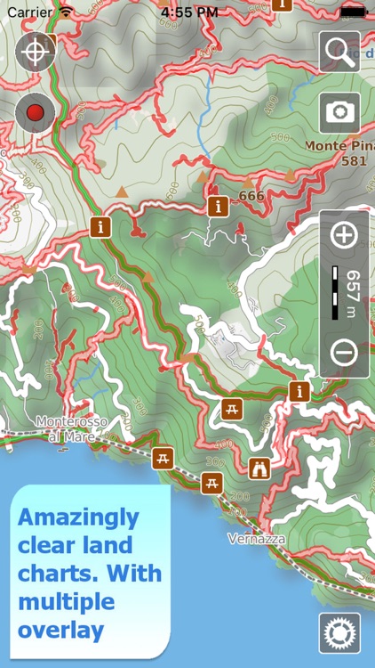 Cinque Terre Trails, Hiker GPS screenshot-0