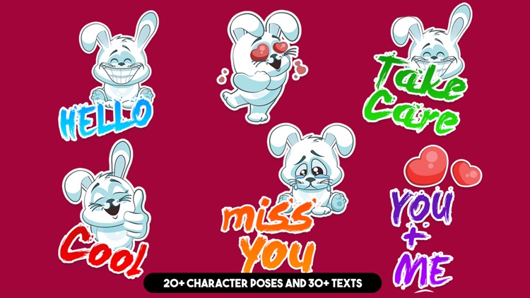 Cute Rabbit Sticker Pack!