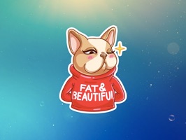 French Bulldog! Stickers