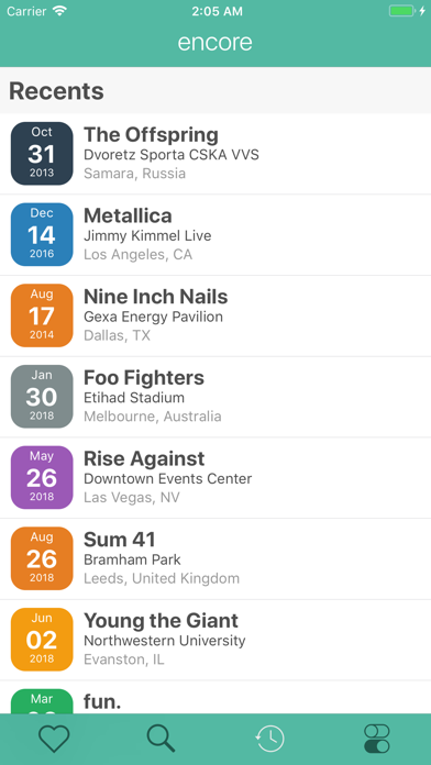 How to cancel & delete Encore for Setlist.fm from iphone & ipad 3