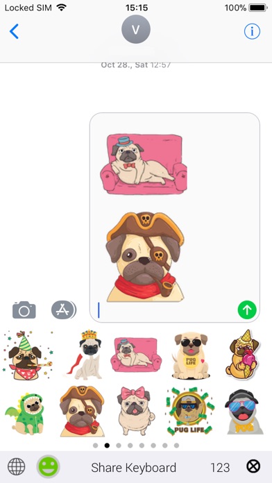 PugsEMOJI - Pug Emoji Keyboard screenshot 4