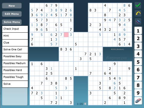 dkm Samurai Sudoku screenshot 2