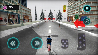 Real Bicycle City Race 2018 3D screenshot 4
