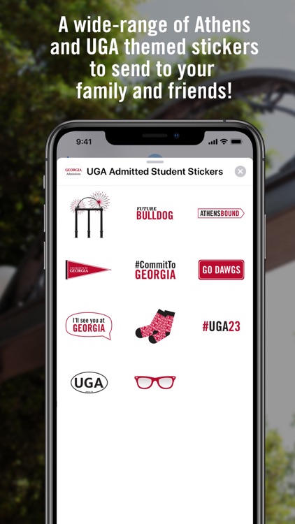 UGA Admitted Student Stickers