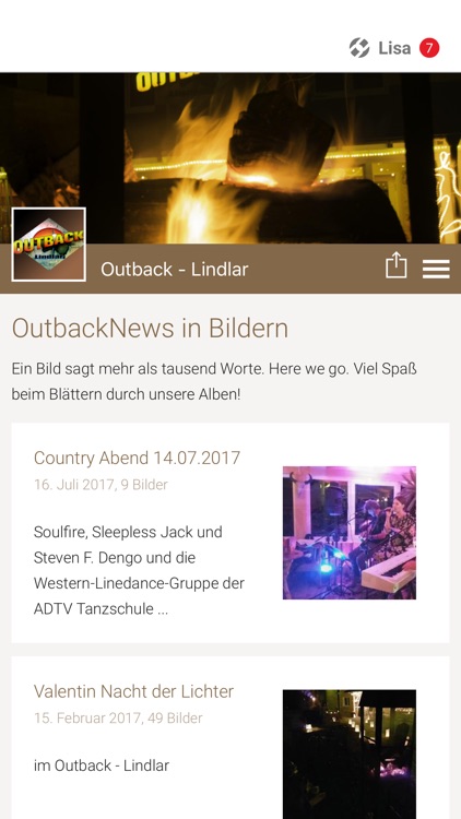 Outback - Lindlar