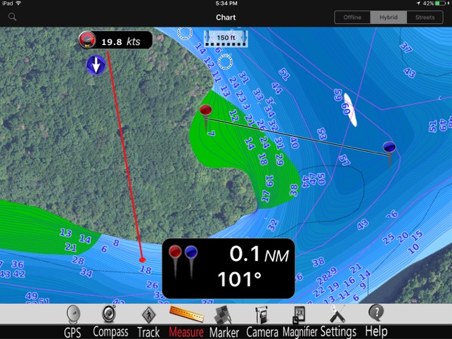 Lillinonah lake GPS Charts Pro(圖4)-速報App